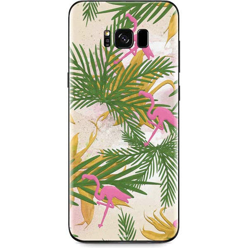 Flamingo Pattern Galaxy S8 Skin