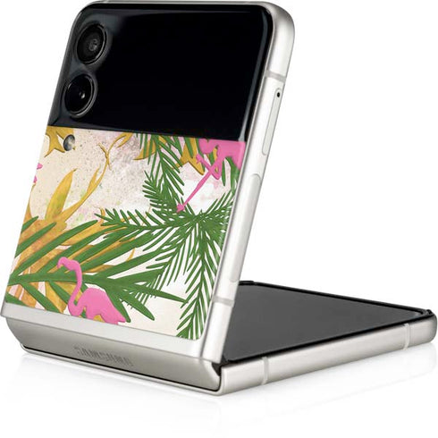 Flamingo Pattern Galaxy Z Flip3 5G Skin