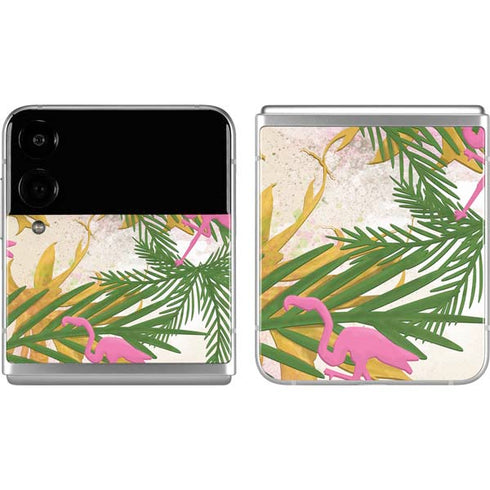 Flamingo Pattern Galaxy Z Flip4 5G Skin