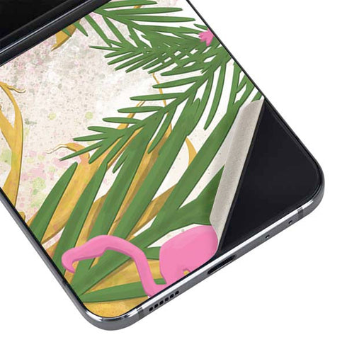 Flamingo Pattern Galaxy Z Flip5 5G Skin