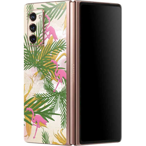 Flamingo Pattern Galaxy Z Fold2 5G Skin