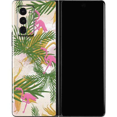 Flamingo Pattern Galaxy Z Fold2 5G Skin