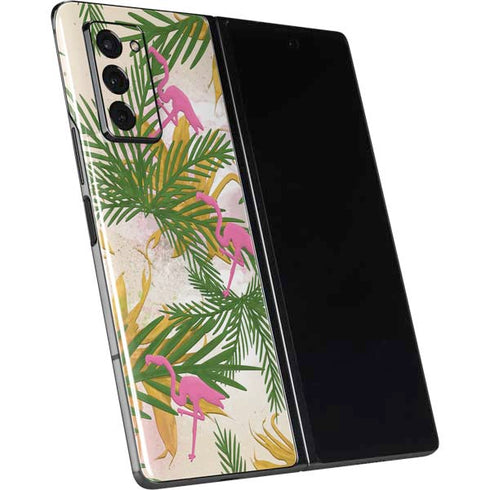 Flamingo Pattern Galaxy Z Fold2 5G Skin