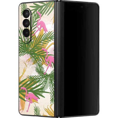 Flamingo Pattern Galaxy Z Fold3 5G Skin