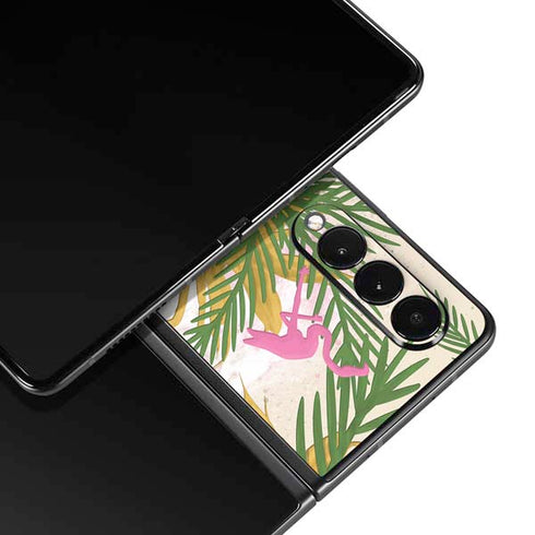 Flamingo Pattern Galaxy Z Fold3 5G Skin
