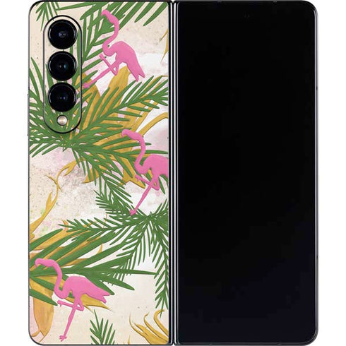 Flamingo Pattern Galaxy Z Fold4 5G Skin