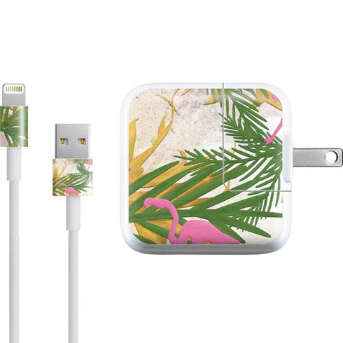Flamingo Pattern iPad Charger (10W USB) Skin