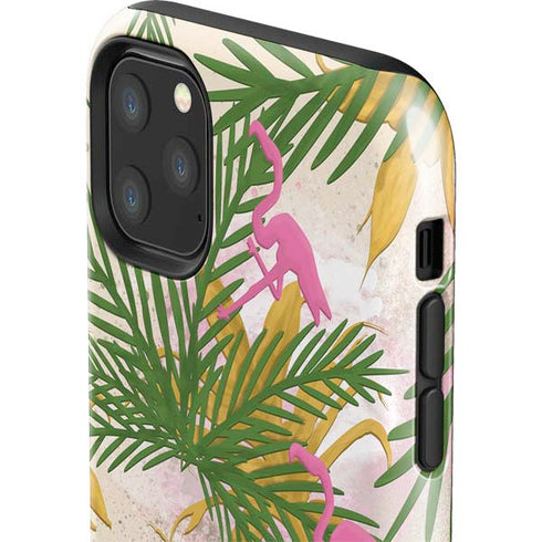Flamingo Pattern iPhone 11 Pro Max Impact Case