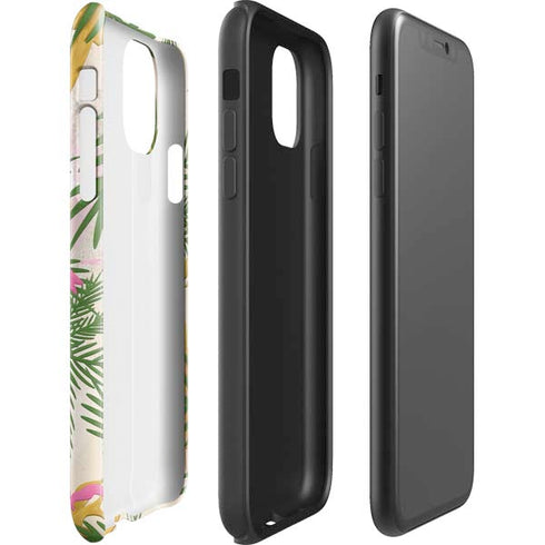 Flamingo Pattern iPhone 11 Pro Max Impact Case