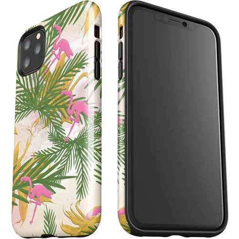 Flamingo Pattern iPhone 11 Pro Max Impact Case