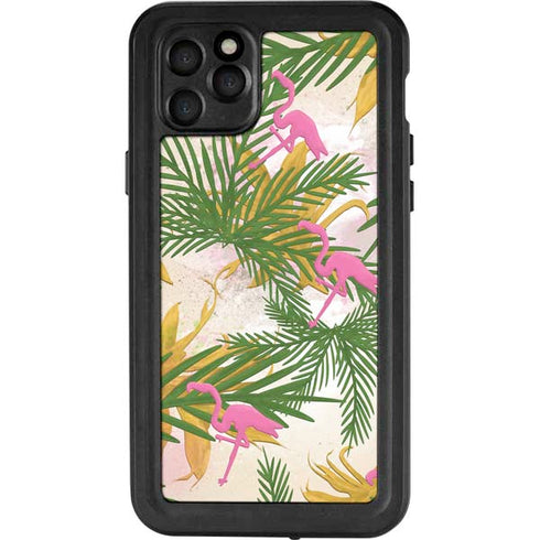 Flamingo Pattern iPhone 11 Pro Max Waterproof Case