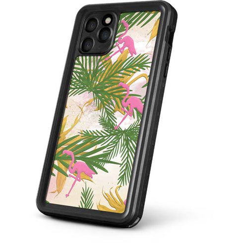 Flamingo Pattern iPhone 11 Pro Max Waterproof Case
