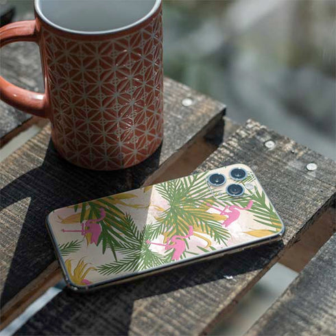 Flamingo Pattern iPhone 11 Pro Skin