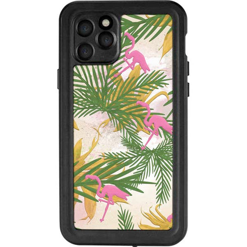 Flamingo Pattern iPhone 11 Pro Waterproof Case
