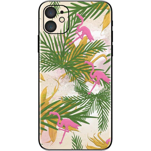 Flamingo Pattern iPhone 11 Skin
