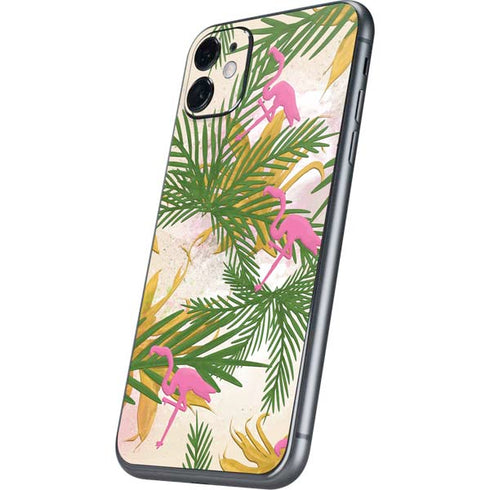 Flamingo Pattern iPhone 11 Skin