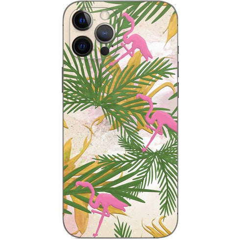 Flamingo Pattern iPhone 12 Pro Max Skin
