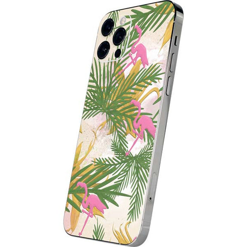 Flamingo Pattern iPhone 12 Pro Max Skin
