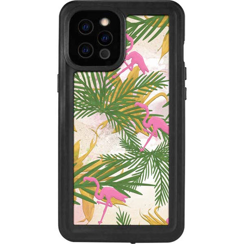 Flamingo Pattern iPhone 12 Pro Max Waterproof Case