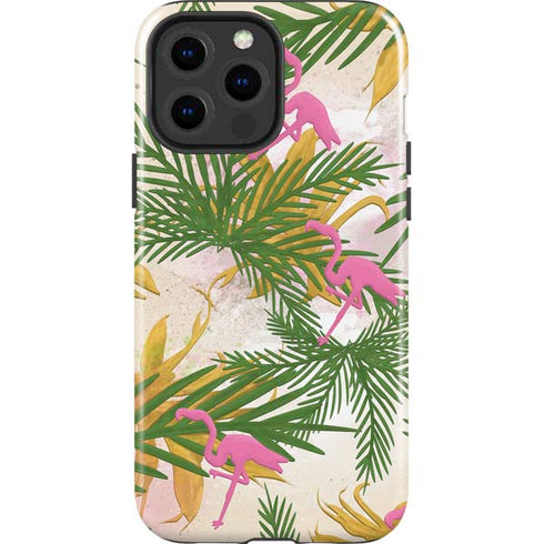 Flamingo Pattern iPhone 13 Pro Max Impact Case