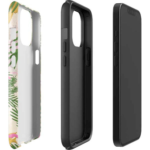 Flamingo Pattern iPhone 13 Pro Max Impact Case