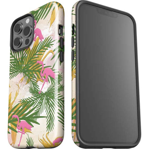 Flamingo Pattern iPhone 13 Pro Max Impact Case
