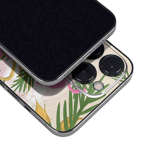 Flamingo Pattern iPhone 13 Pro Skin