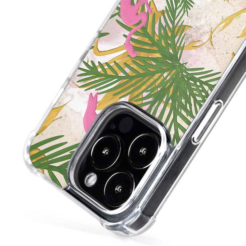 Flamingo Pattern iPhone 15 Pro MagSafe Case