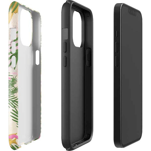 Flamingo Pattern iPhone 14 Pro Max Impact Case