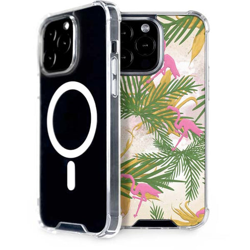 Flamingo Pattern iPhone 14 Pro Max MagSafe Case