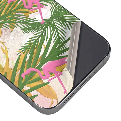 Flamingo Pattern iPhone 14 Pro Max Skin