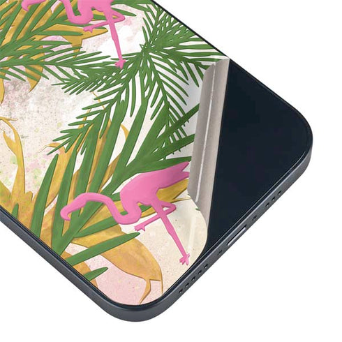 Flamingo Pattern iPhone 14 Skin