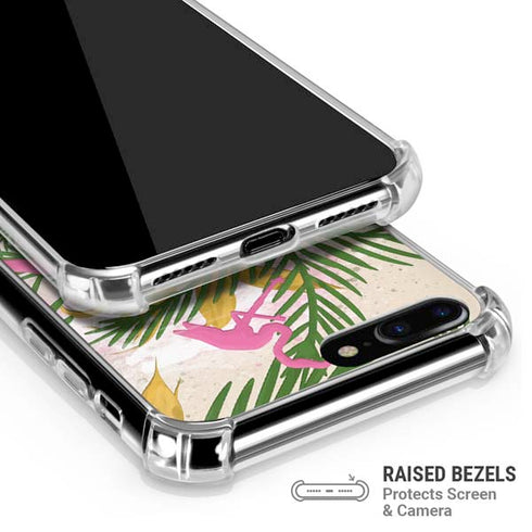 Flamingo Pattern iPhone 7/8 Plus Clear Case
