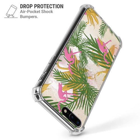 Flamingo Pattern iPhone 7/8 Plus Clear Case