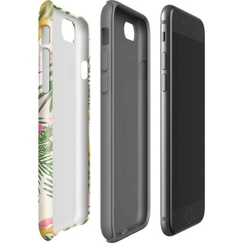 Flamingo Pattern iPhone SE (2nd & 3rd Gen) Pro Case