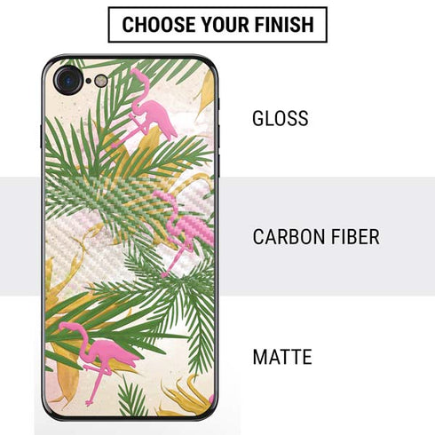 Flamingo Pattern iPhone SE (2nd & 3rd Gen) Skin
