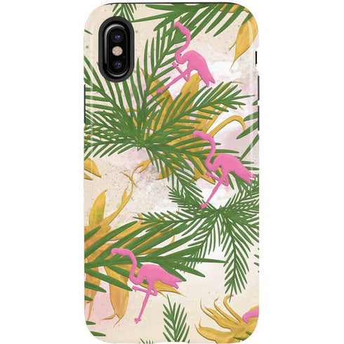 Flamingo Pattern iPhone X Pro Case