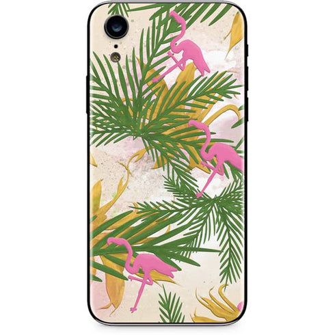 Flamingo Pattern iPhone XR Skin
