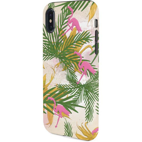 Flamingo Pattern iPhone XS Pro Case