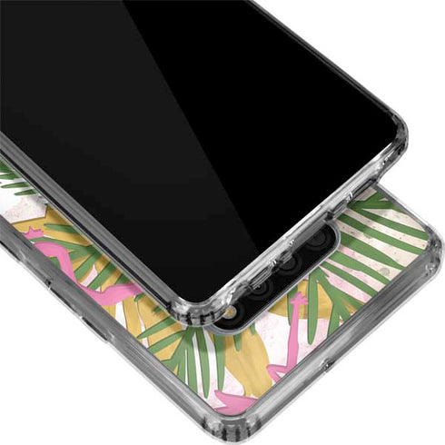 Flamingo Pattern LG Stylo 6 Clear Case