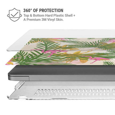 Flamingo Pattern MacBook Pro 16in (2021-25) Case plus Skin