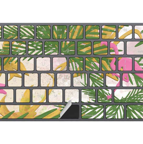 Flamingo Pattern Magic Keyboard with Numeric Keypad Skin