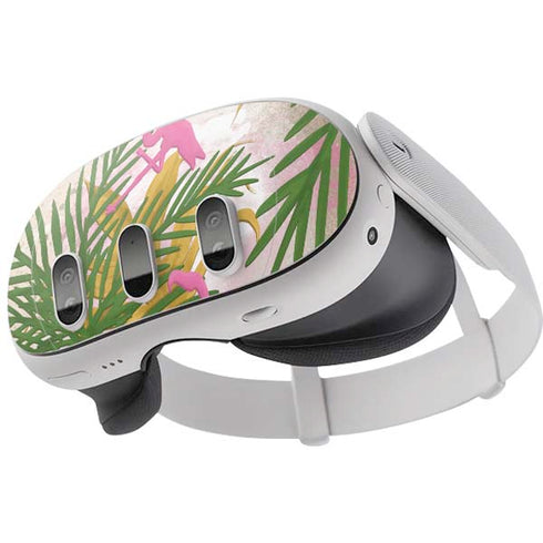 Flamingo Pattern Meta Quest 3 Skin