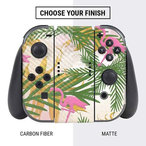 Flamingo Pattern Nintendo Switch Bundle Skin