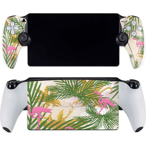 Flamingo Pattern PlayStation Portal Remote Player Skin
