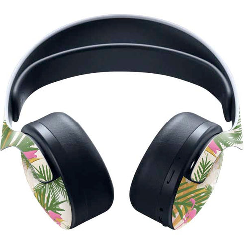 Flamingo Pattern PULSE 3D Wireless Headset for PS5 Skin