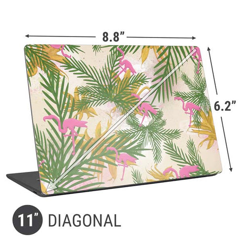 Flamingo Pattern Universal Laptop 11in (8.8 x 6.2in) Skin