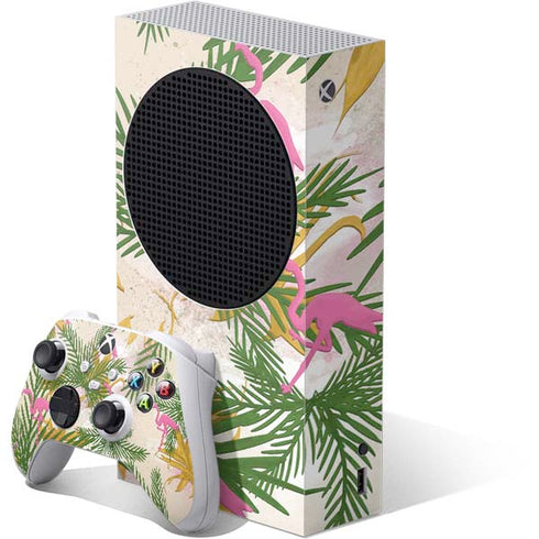 Flamingo Pattern Xbox Series S Bundle Skin
