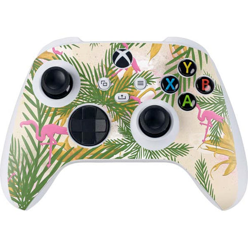 Flamingo Pattern Xbox Series S Controller Skin