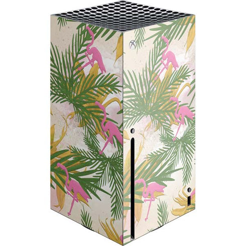 Flamingo Pattern Xbox Series X Console Skin